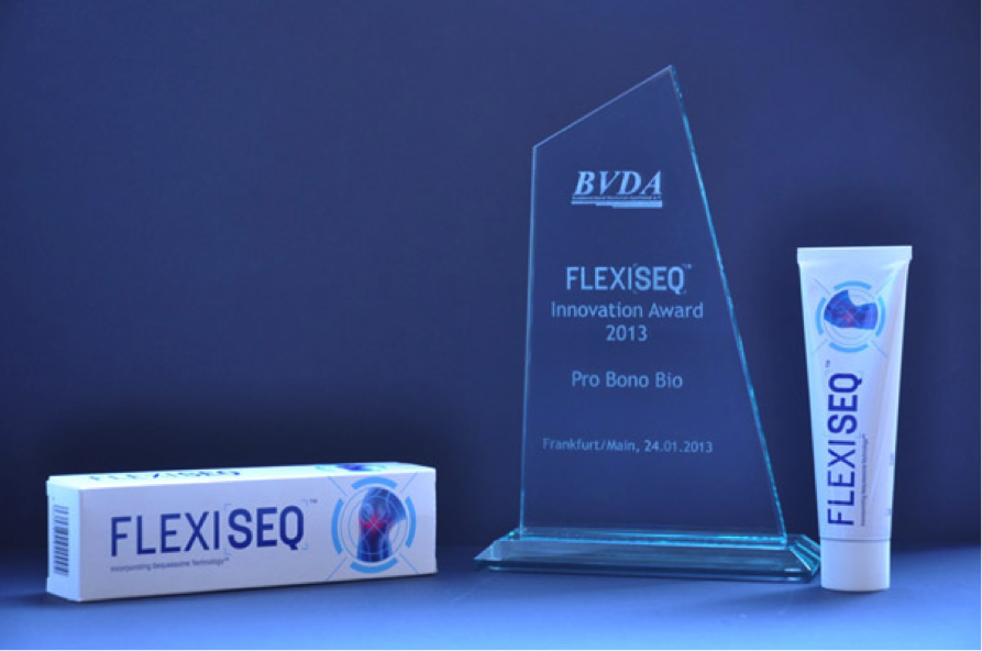 FLEXISEQ Wins BVDA Innovation of 2013 Award